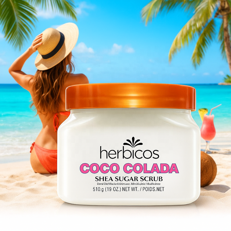 Coco Colada Scrub - Manufacturer - OEM ODM Hydrating Exfoliating Coconut Shea Sugar Nourishing