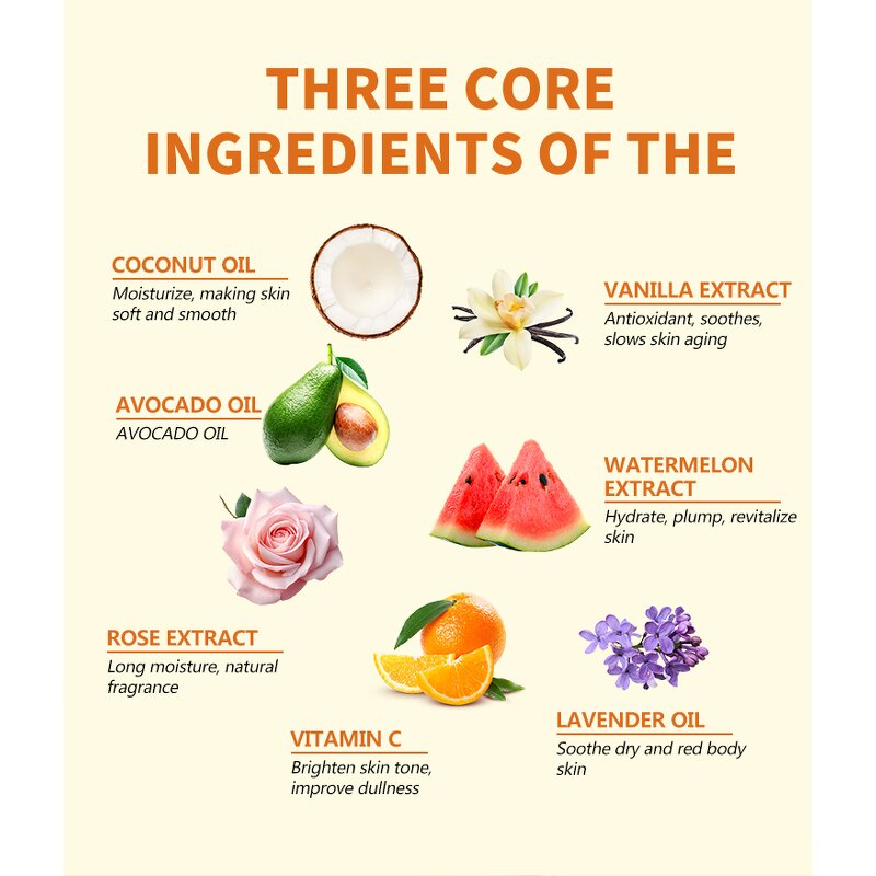 Body Butter Cream - Manufacturer - Private Label Vitamin C Natural Organic Shea Butter Moisturizing