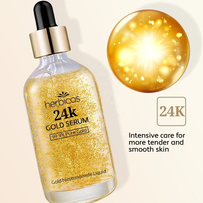 24k Gold Serum - Manufacturer - OEM ODM Korean Vitamin C Anti Aging Cosmetic Skin Care