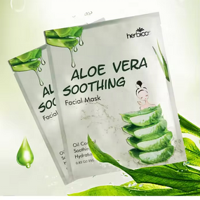 Aloe Vera Face Mask - Manufacturer - Korean Vitamin C Herbal Moisturizing Whitening Soothing