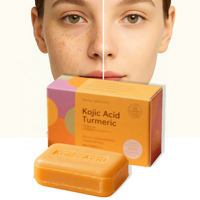 Organic Soap Bar - Manufacturer - Private Label Vitamin C Turmeric Kojic Acid Dark Spots