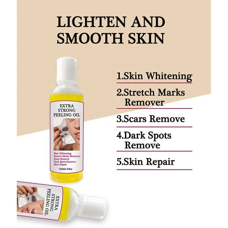 Peeling Oil - Manufacturer - Extra Strong Lighten Elbows Knees Melanin Dark Skin Bleaching