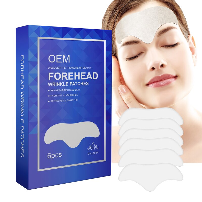 Wrinkle Remover Patches - Manufacturer - OEM Custom Logo Collagen Forehead Instant Strips