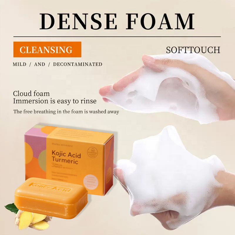 Organic Soap Bar - Manufacturer - Private Label Vitamin C Turmeric Kojic Acid Dark Spots