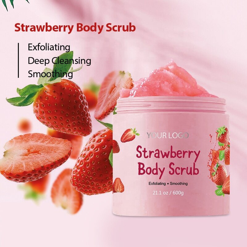Organic Body Scrub - Manufacturer - Custom Logo Firming Whitening Exfoliating Sugar & Butter