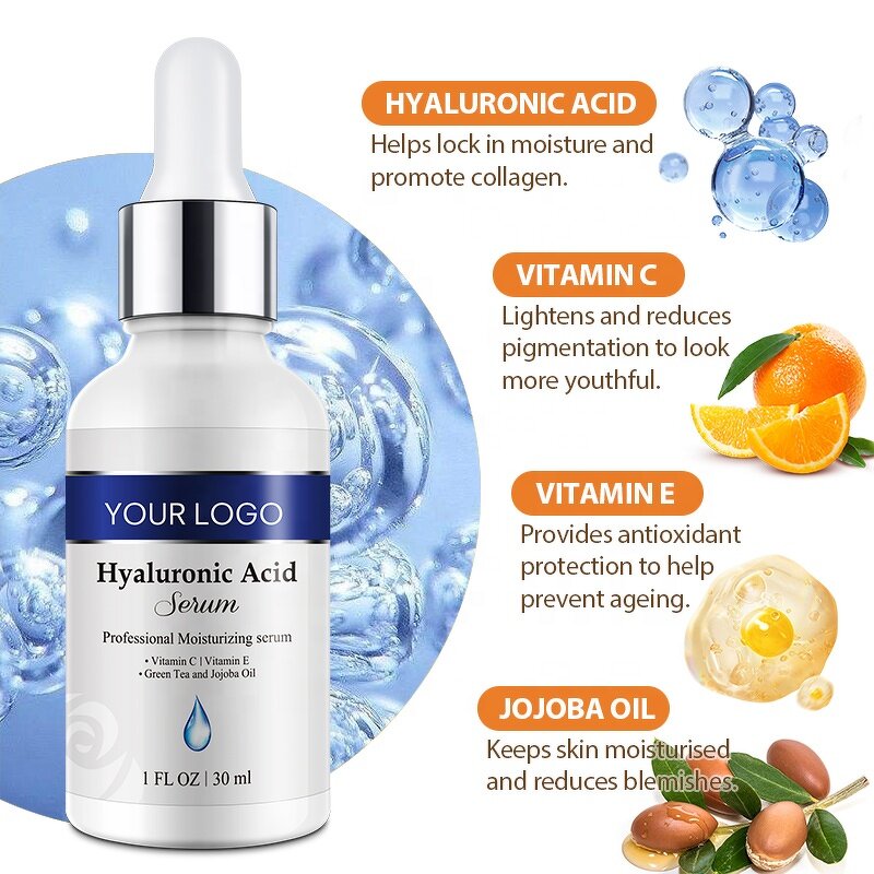 Vitamin C Serum - Manufacturer - Private Label 30ml Lightening Hyaluronic Acid Skin Care