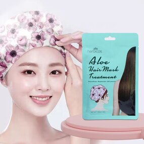 Hair Treatment Cap - Manufacturer - Private Label Avocado Coconut Aloe Smoothing Repair Mask