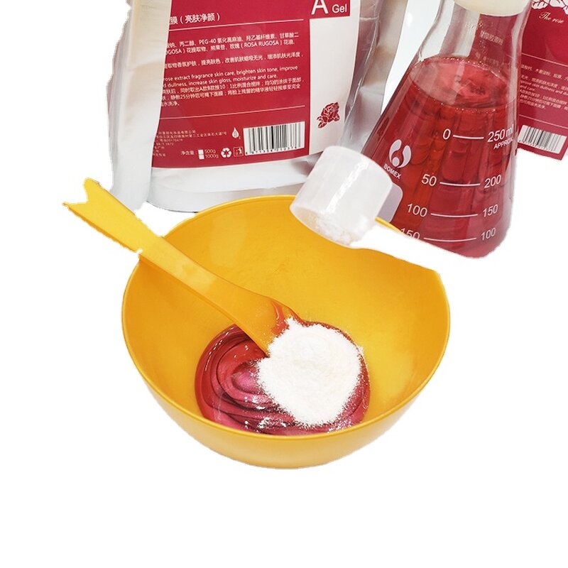 Modeling Pack Mask - Manufacturer - Travel Size Rose Hyaluronic Acid Hydrogel Powder Peel-off