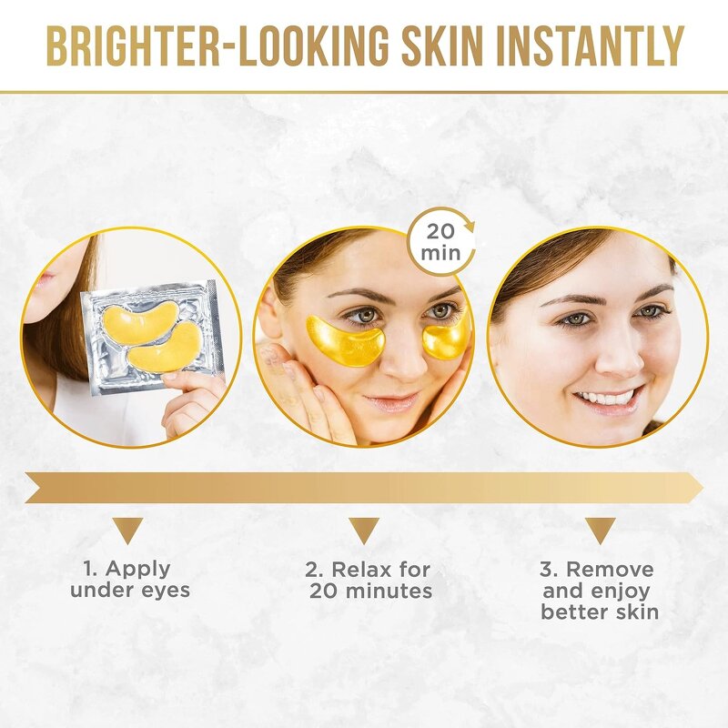 Eye Gel Patches - Manufacturer - Private Label Anti-Wrinkle Hydrogel Anti-Puffiness Under Eye