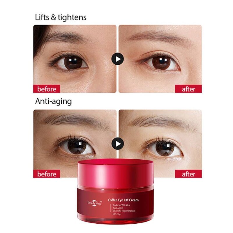 Coffee Eye Cream - Manufacturer - Private Label Instant Reduce Wrinkle Anti Aging Dark Circles