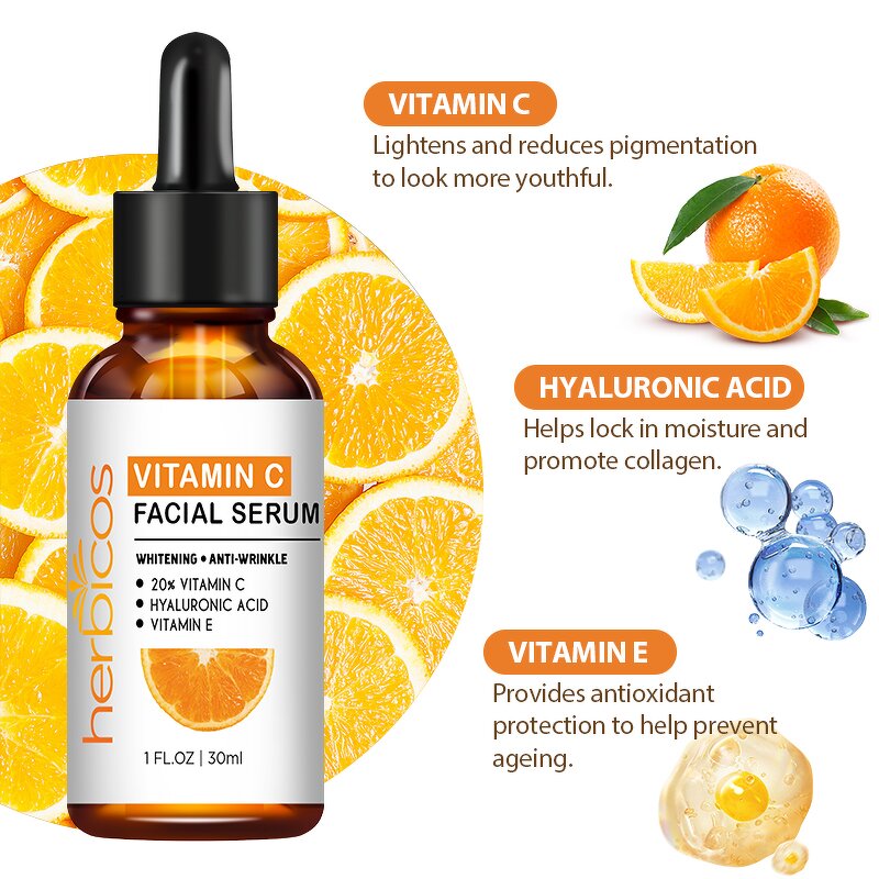Vitamin C Serum Kit - Manufacturer - Wholesale Niacinamide Hyaluronic Acid Whitening Anti-Aging