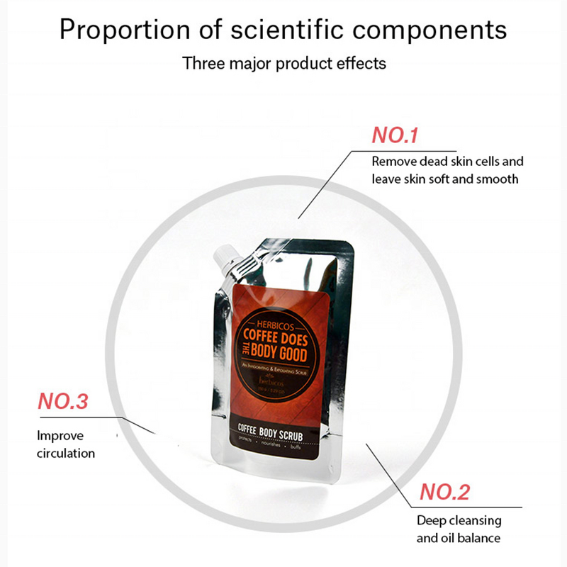 Coffee Body Scrub - Manufacturer - Natural Organic Coconut Shea Butter Acne Stretch Marks