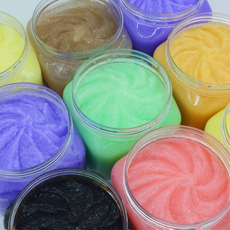 Turmeric Body Scrub - Manufacturer - OEM Luxury 1kg Vegan Coconut Lemon Exfoliating Hydrating