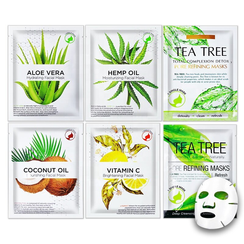 Vitamin C Facial Mask - Manufacturer - Deep Moisturizing Beauty Whitening Skin Care Mask