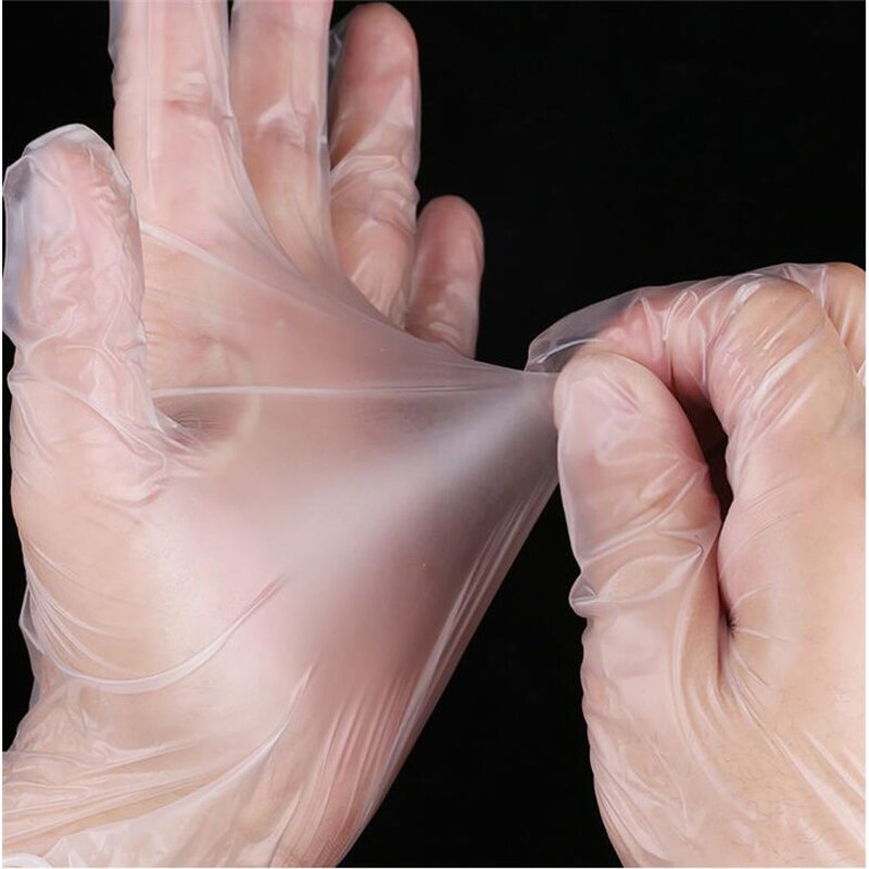 Vinyl Glove Factory - Blue Plastic