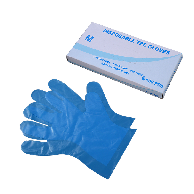 Disposable Gloves Manufacturer - Soft Lightweight Cpe Blue 100 Pcs/Box