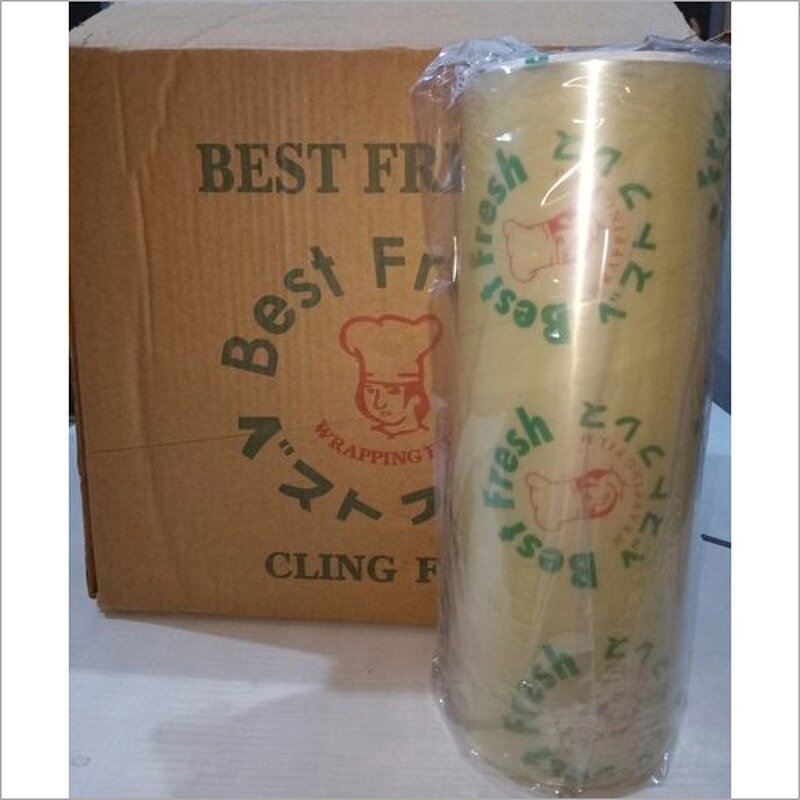 Pvc Cling Film Manufacturer - Oem Odm Foodgrade 9-15Mic 30-60cm for Meat Packing Jumbo Roll