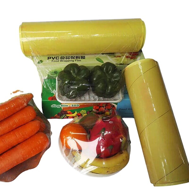 Pvc Cling Film Manufacturer - Food Grade 11 Mic Jumbo Rolls 1500m