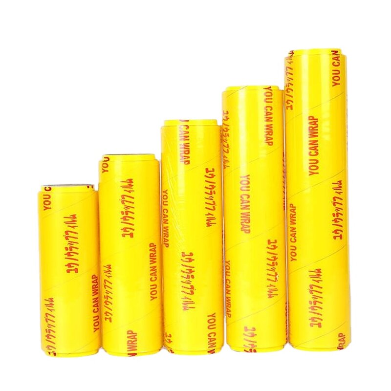 Pvc Cling Film Manufacturer - Food Grade Keep Fresh for Fruits Vegetables Jumbo Roll 1.2kg Core