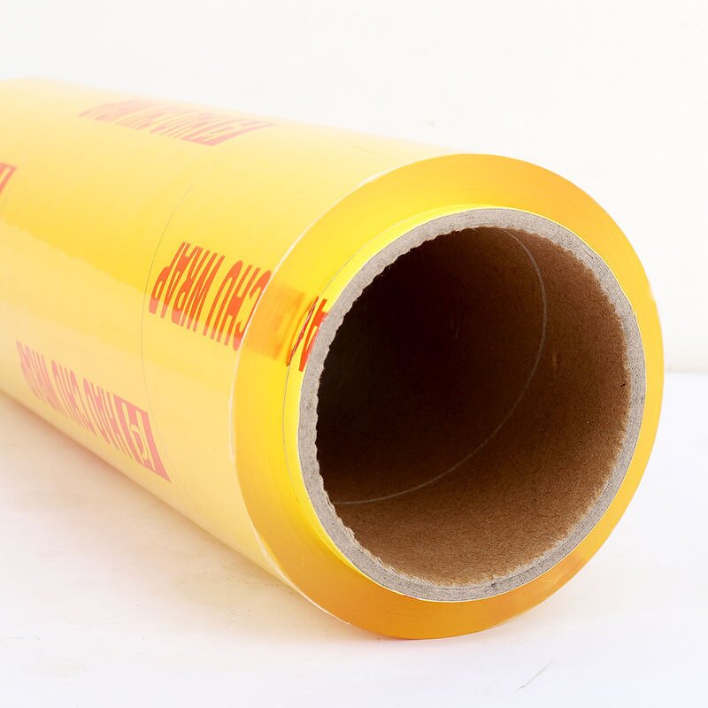 Pvc Cling Film Manufacturer - 9mic for Food Package Transfer Jumbo Rolls 1500m