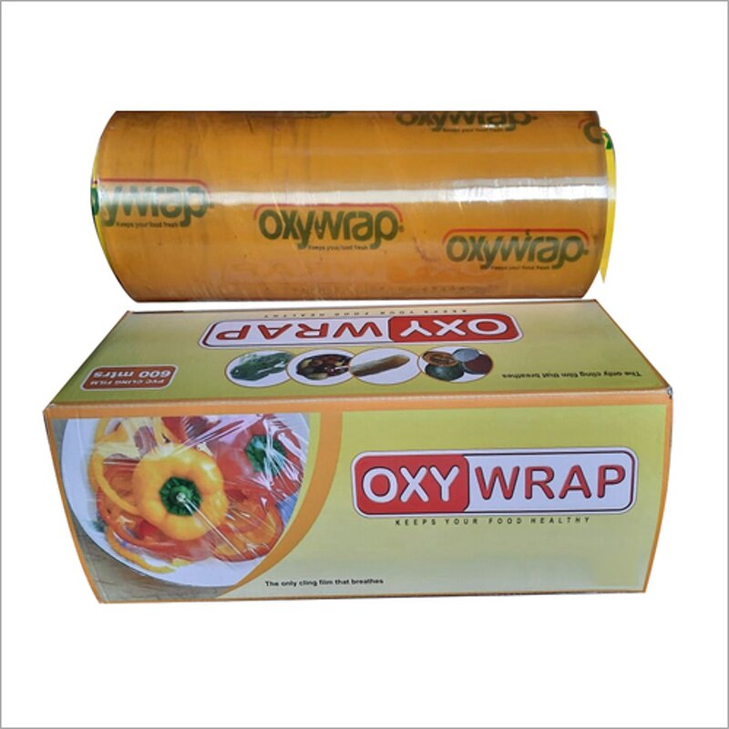 Pvc Cling Film Manufacturer - 30x1000m Food Grade for Mushroom Packing Jumbo Roll