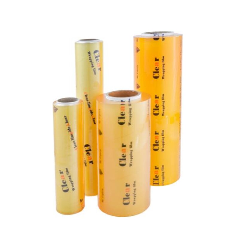Pvc Cling Film Manufacturer - 12 Micron for Mushroom Fresh Stretch Wrap Jumbo Roll 1500m