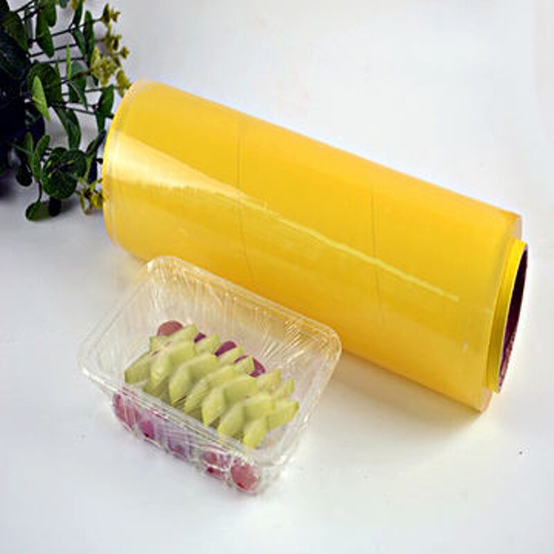 Pvc Cling Film Manufacturer - 9mic for Food Package Transfer Jumbo Rolls 1500m