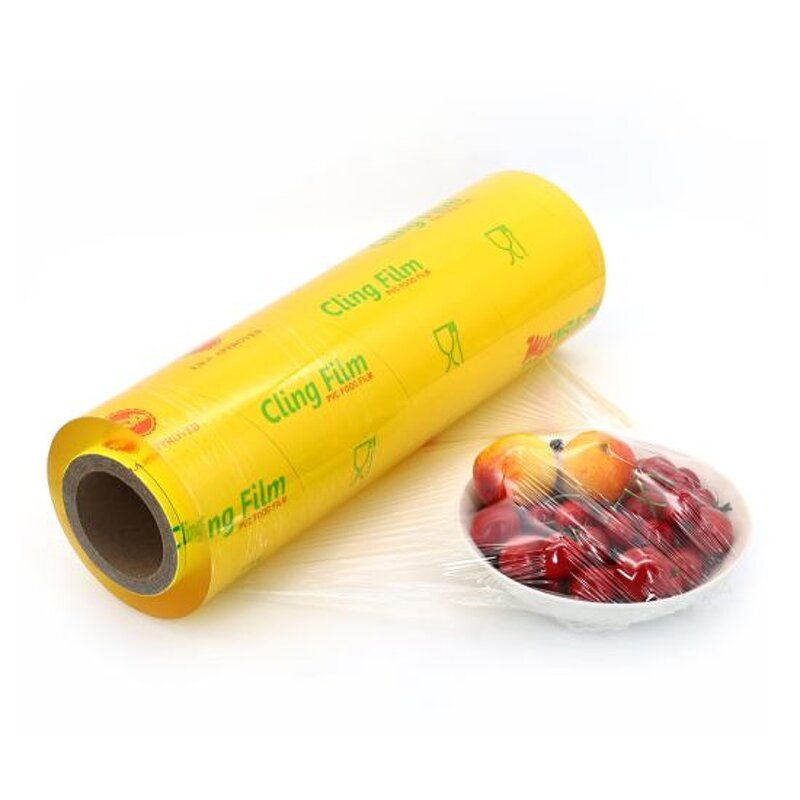 Pvc Cling Film Manufacturer - 9mic Food Grade 45x1500m Jumbo Rolls
