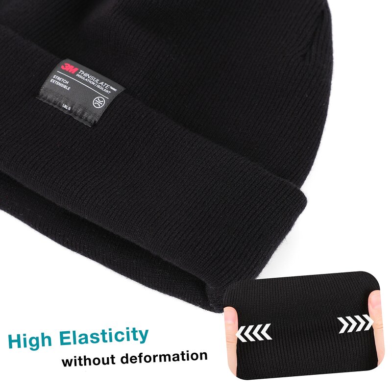 Beanie Hat - Manufacturer - MOREOK 3M Thinsulate Acrylic Silk-like Lining Slouchy