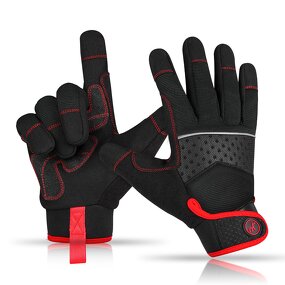Mechanic Gloves - Manufacturer - Men's Full-Finger 3MM Pad Anti-Slip Touch Screen