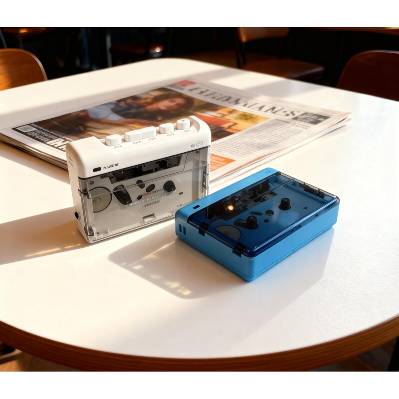 Cassette Player Manufacturer - Transparent Mini Retro USB MP3 Compatible