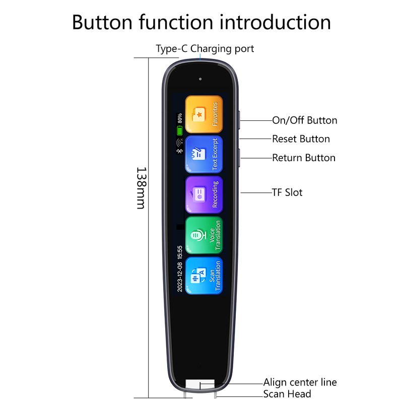 Reading Pen Manufacturer - Intelligent with OCR Scan Multi-Language WiFi