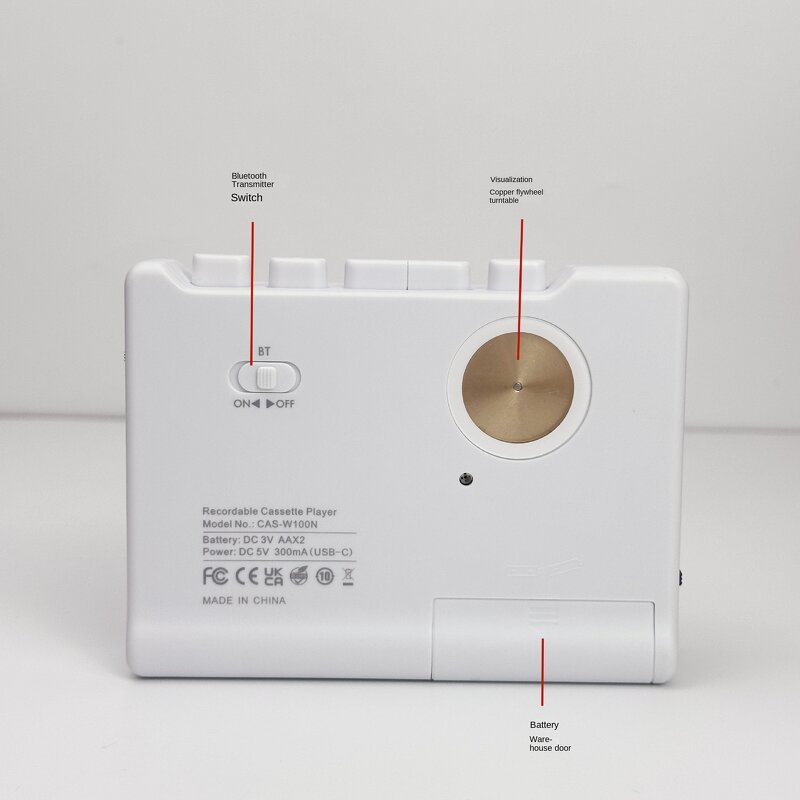 Cassette Player Manufacturer - Portable Walkman Double Radio Recorder