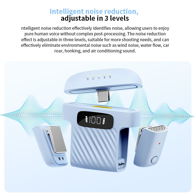 Wireless Lavalier Microphone Manufacturer - 2.4G Rechargeable Mini