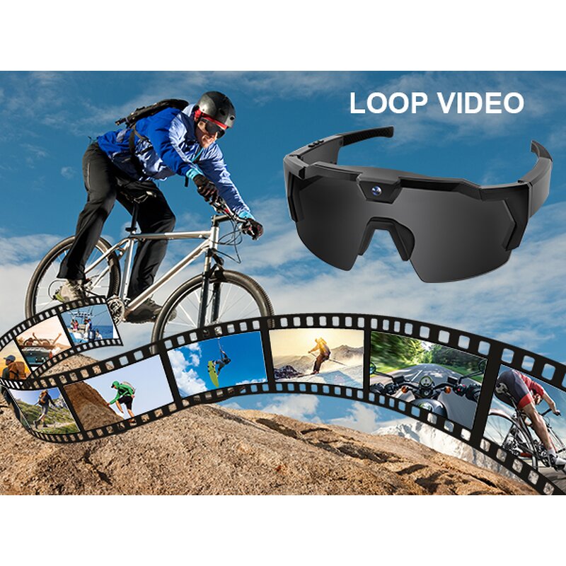 Sports Glasses Manufacturer - HD Video Action Camera for Outdoor Bicycle Motorcycle