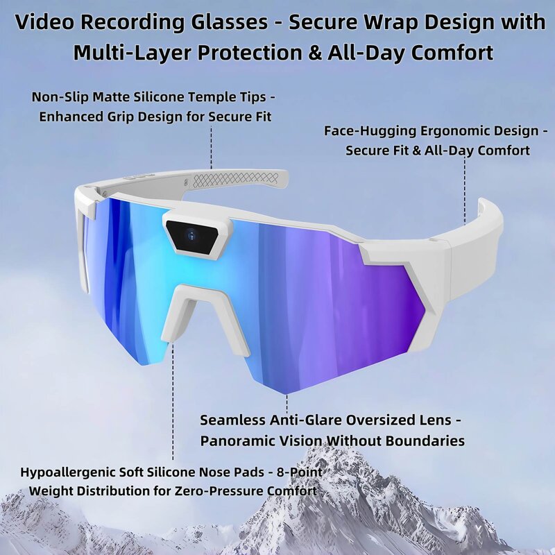 Smart Cycling Sunglasses Manufacturer - with Camera HD Outdoor Windproof Sports