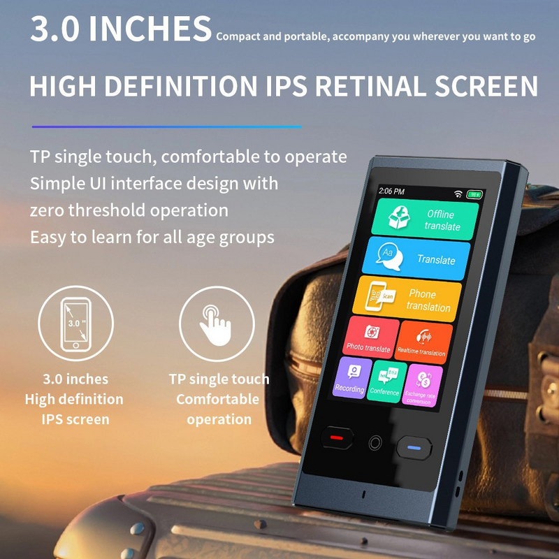 Smart AI Translator Manufacturer - Z9 Multi-Language Offline Photo Android IPS