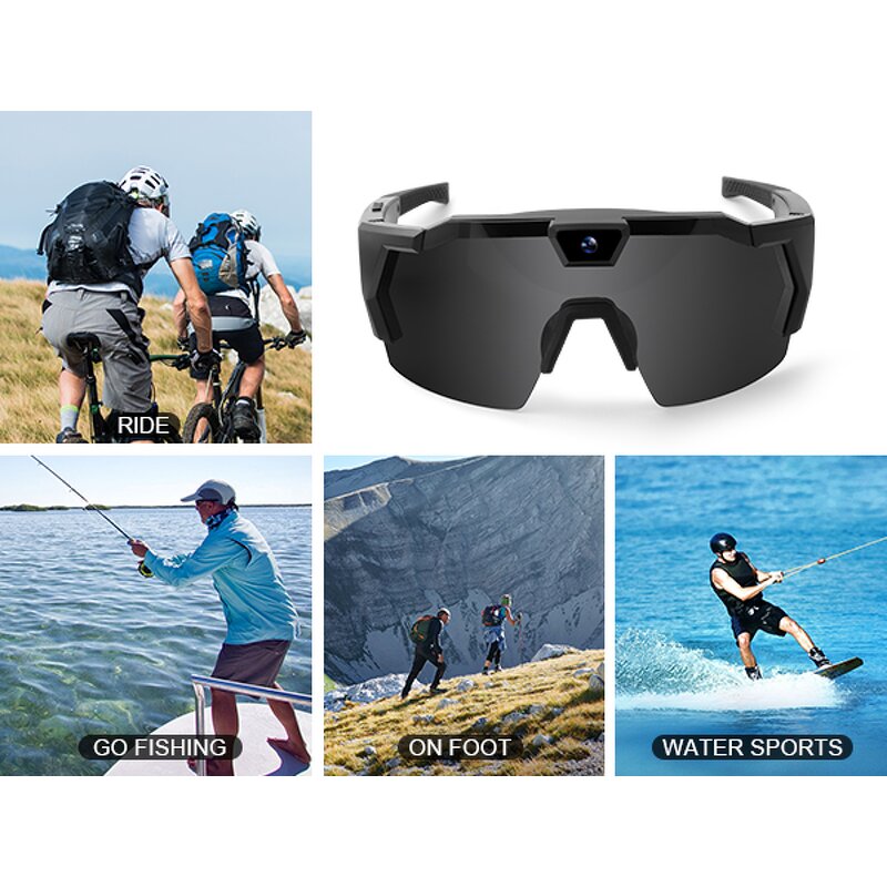 Sports Glasses Manufacturer - HD Video Action Camera for Outdoor Bicycle Motorcycle