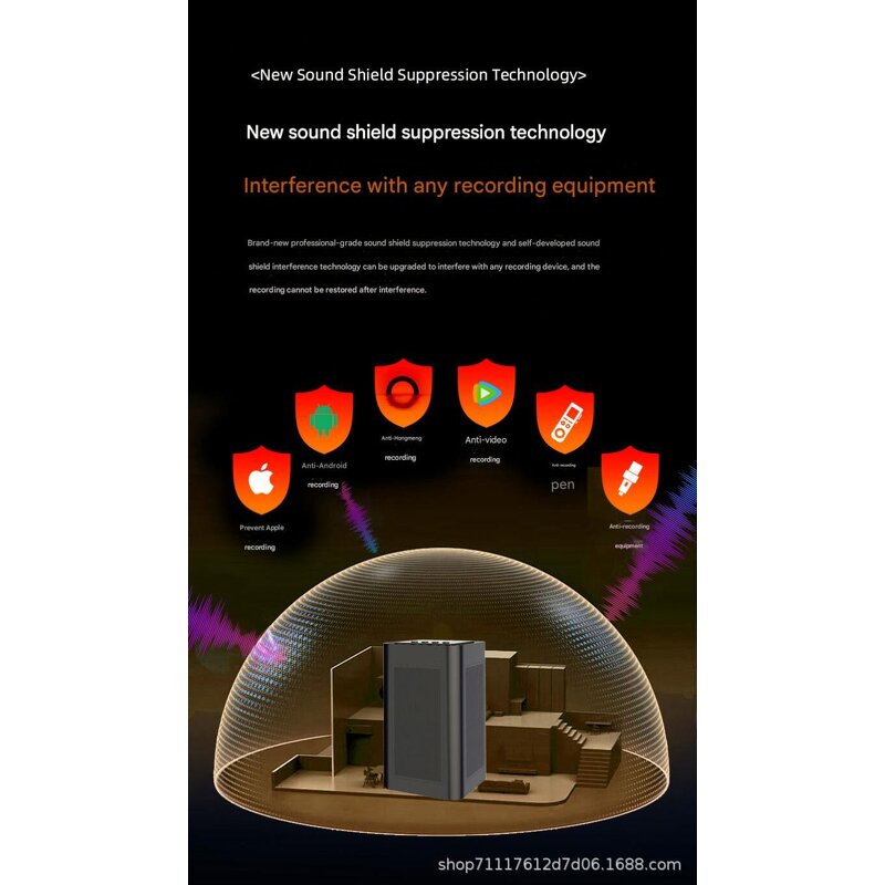 Anti-Recording Blocker Manufacturer - Air Purifier with 52/88 Transmitter Heads D50