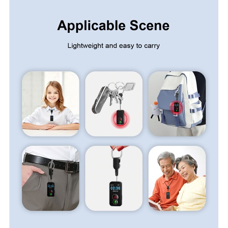 GPS Locator Manufacturer - New 4G Mini SOS Pendant IP67 Waterproof Fall Alarm