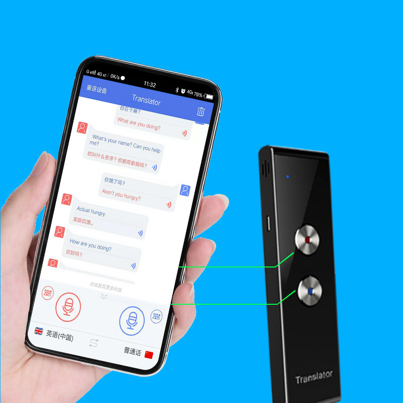 Smart Translator Stick Manufacturer - T8 Bluetooth Multi-Language for Android