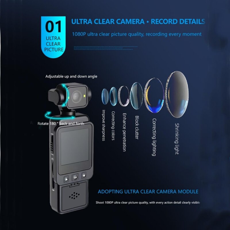 Action Sports Camera Manufacturer - HD 1080p WiFi Mini Handheld Waterproof