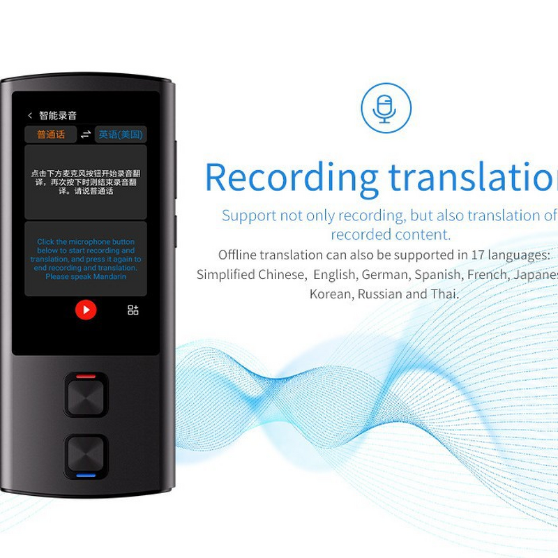 Smart Portable Translator Manufacturer - T17 Android Offline Wifi for Overseas Travel