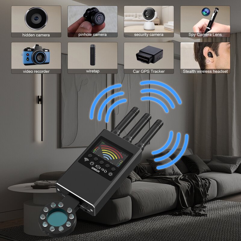 RF Signal Detector Manufacturer - Multi-Function for GPS Bug Finder Camera