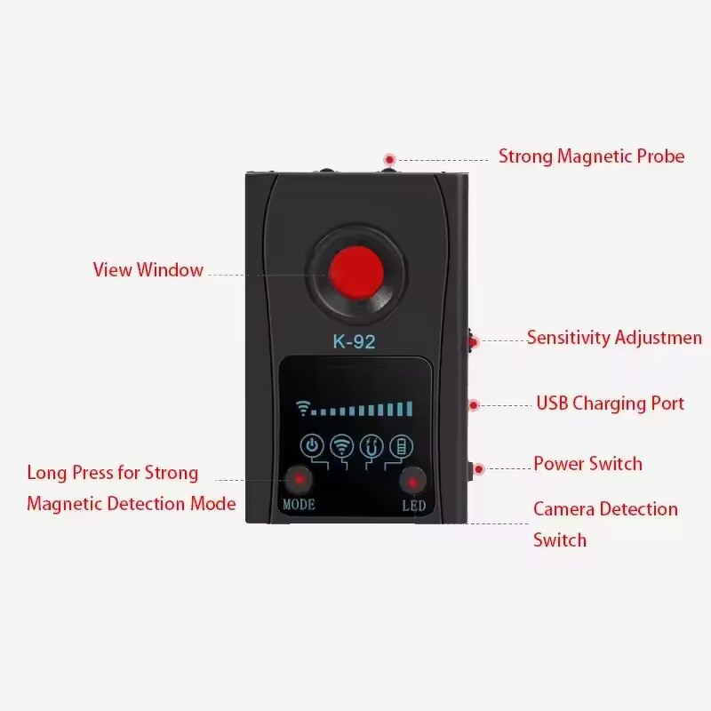 Hidden Camera Detector Manufacturer - Wireless for GPS Tracker Personal Alarm