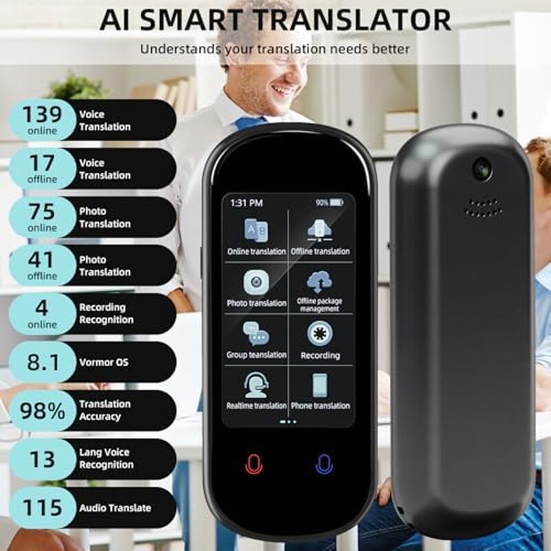 AI Translator Device Manufacturer - High Accuracy Offline 139 Languages for Travel
