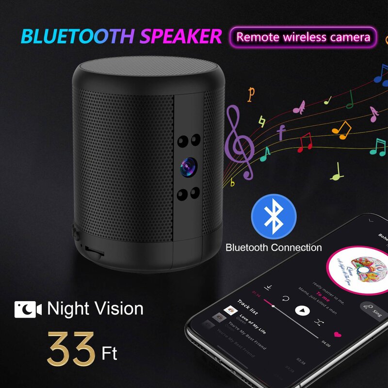 Smart Camera Manufacturer - Two-way Audio HD Night Vision Speaker Mini