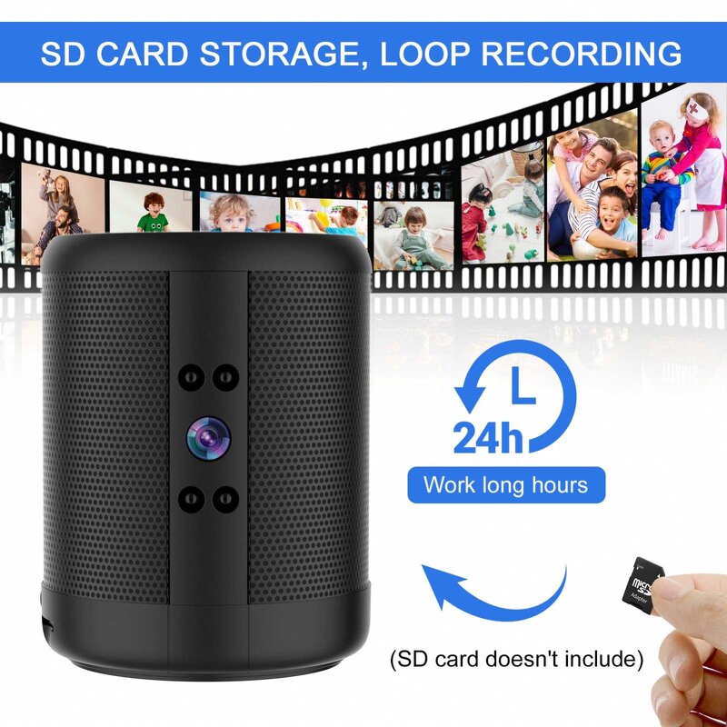 Smart Camera Manufacturer - Two-way Audio HD Night Vision Speaker Mini