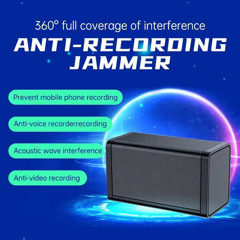 Voice Recording Blocker Manufacturer - 360 Degree High Power for Sound Shielding