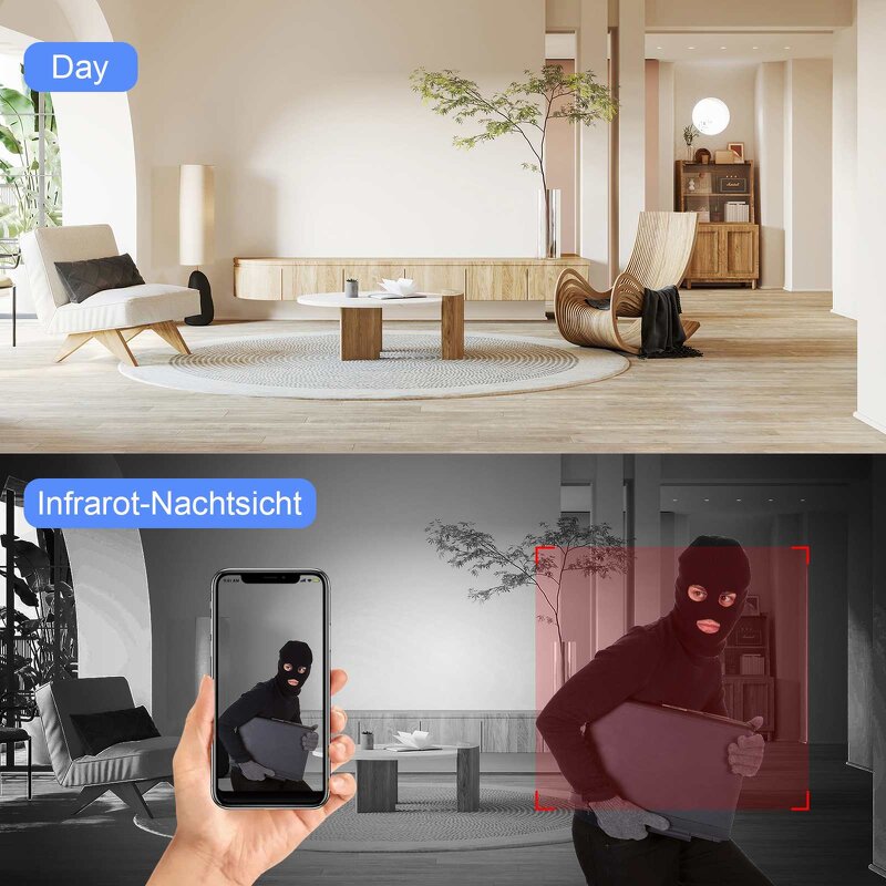 WIFI Home Camera Manufacturer - HD 1080P Alarm Clock Night Vision Motion Detection